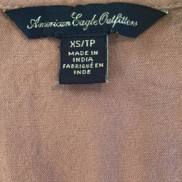 🛑SOLD ON MERCARI🛑 American Eagle Outfitters Top Short Sleeves Boho Size XS EUC - Picture 7 of 8
